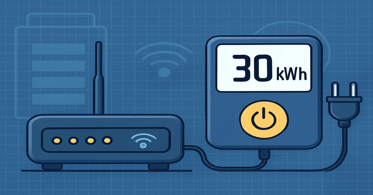 Сколько электроэнергии потребляет Wi-Fi-роутер за месяц непрерывной работы?