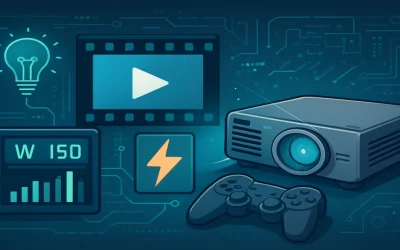 Сколько Вт потребляет домашний проектор для фильмов и игр?